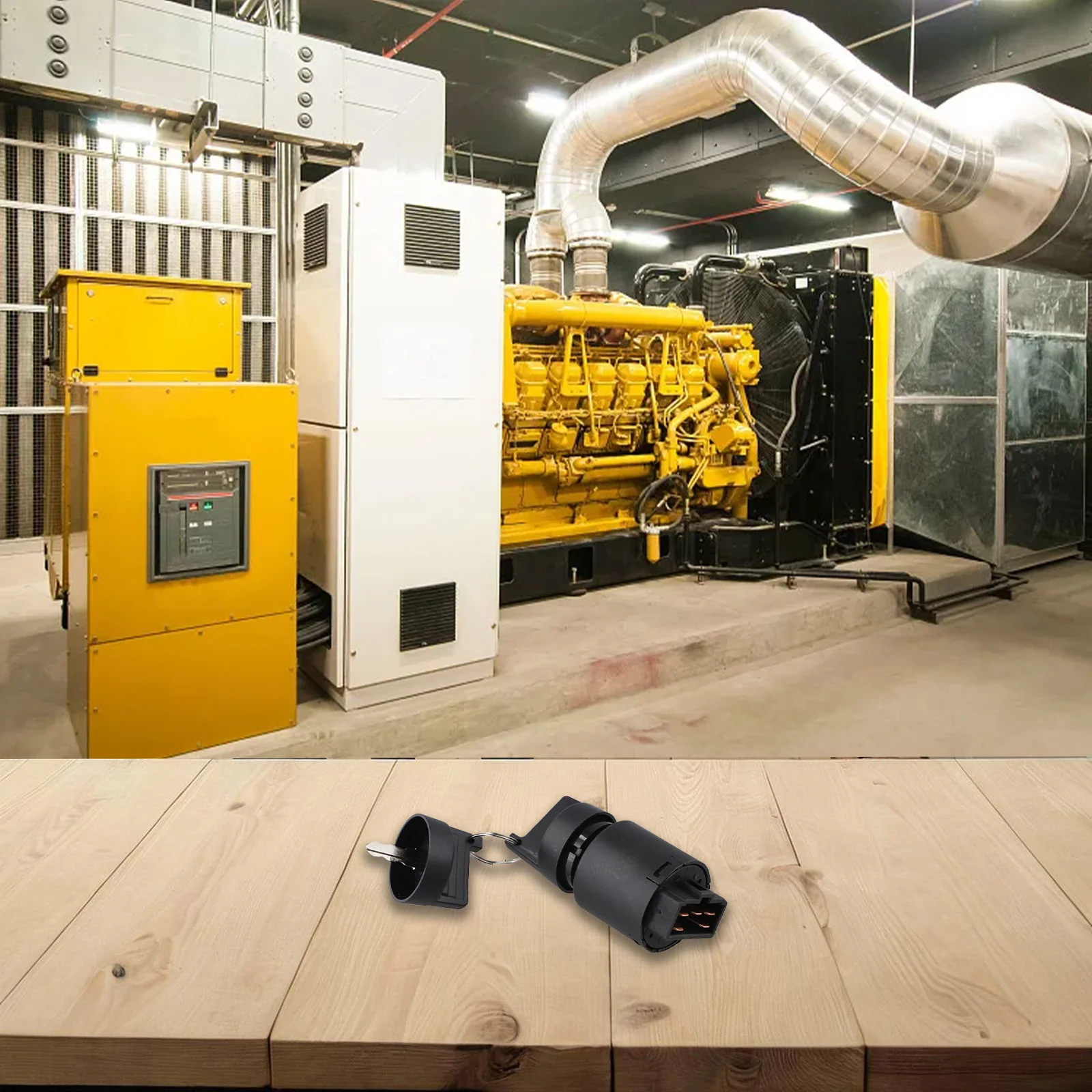 

Выключатель блокировки зажигания для дизельного генератора 6500, черный, простой в использовании, совместимый с моделями 170F 173F 178F 186F 188F