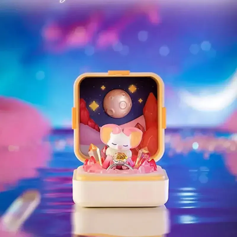 

POP MART романтическое кольцо серии слепая коробка сумка для догадок украшение для рабочего стола милая модель подарок игрушки для девочек аниме
