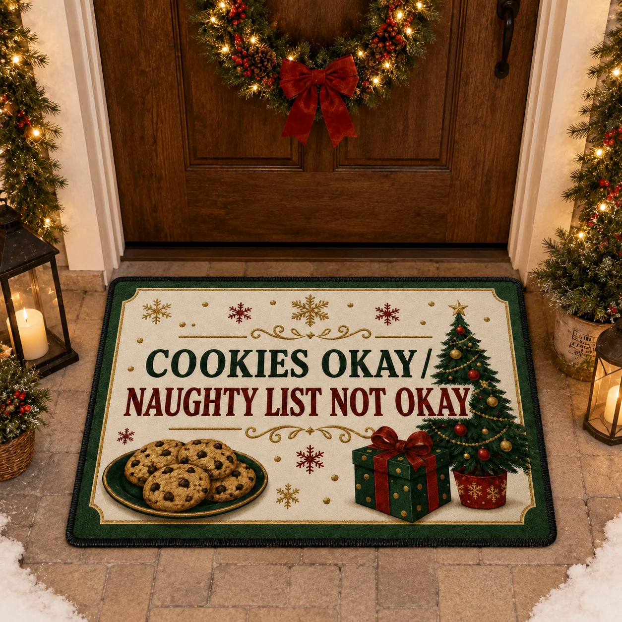 Christmas Doormat Cookies Okay - огляд і ціна Home Textiles List