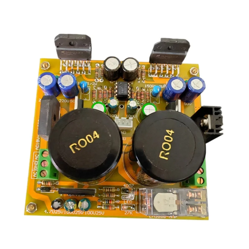 

Lm3886 power amplifier board + jrc5532 preamplifier + speaker protection hifi fever grade two-channel power amplifier board