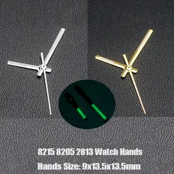 Silver Gold 8215 Hands For Watches Miyota 8215 8205 Watch Hands Fit For 8215 8205 2813 Watch Movement Watch Pointer Spare Parts