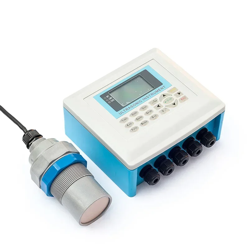 300mm 4-20ma Barrel High Liquid Level Resolution ip67 Ultrasonic Level Sensor