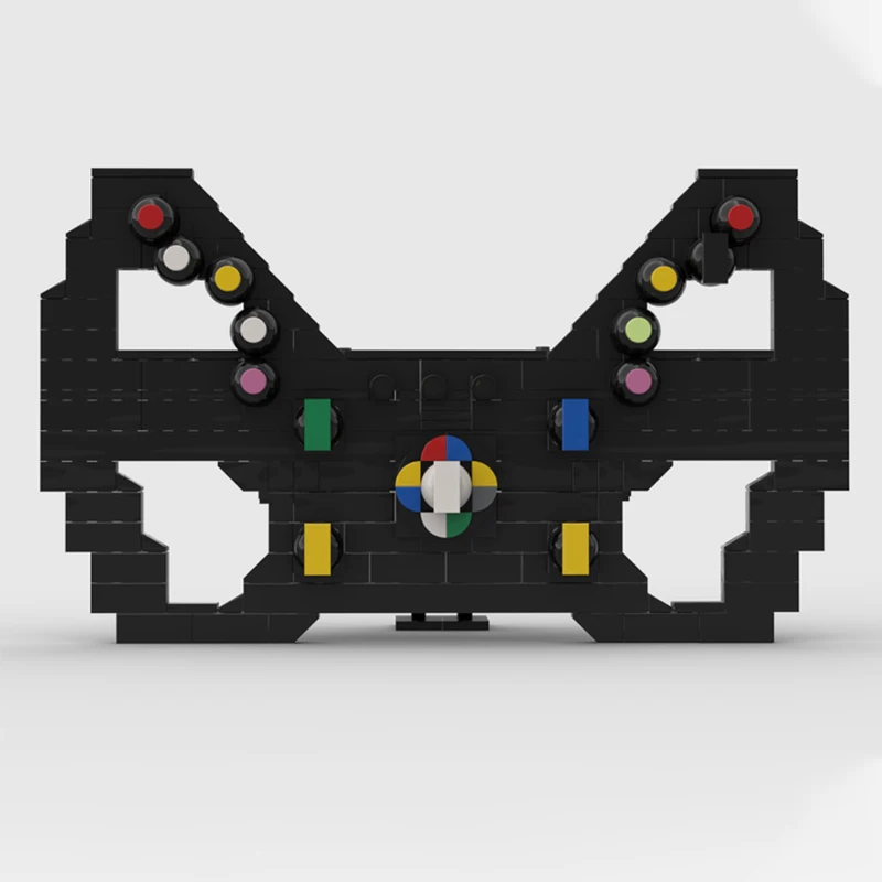 275PCS MOC Grand Prix F1 Racing Wheel Replica DIY Model Building Blocks Professional Simulator Birthday Toys Gift