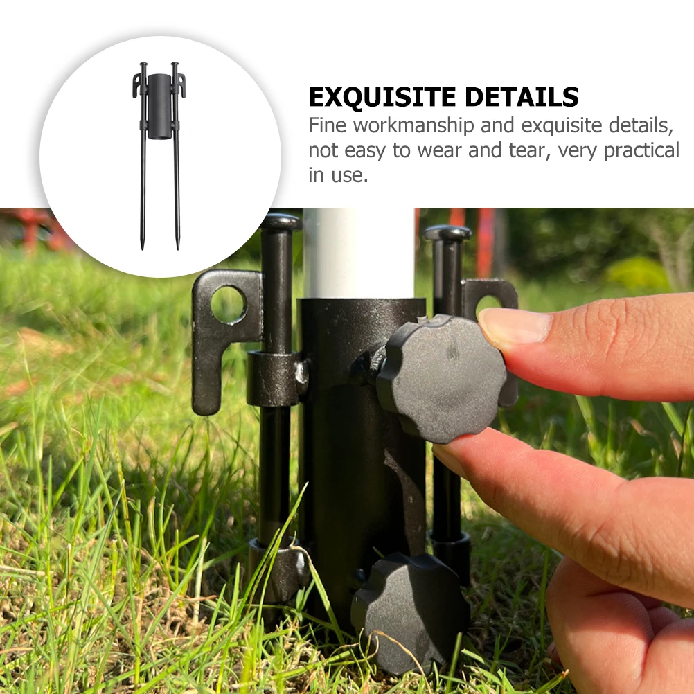 

Tent Poles Portable Beach Anchor Base Outdoor Accessories Sturdy Rod Holder Multi Function Umbrella Stand Fixing Ground Holder