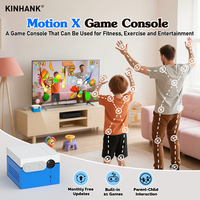 KINHANK Motion X Gaming Console with 20+Games for Kids & Families,Monthly Updat,Plug & Play Indoor Motion-Controlled Game System