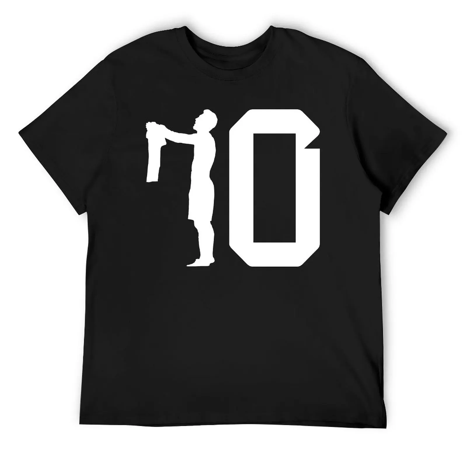 CELEBRATION Lionel And Andrés And Messi And Argentina No.10 GOAT Caricature 23 T-shirt Round Neck Sport  Casual Tees Casual Grap