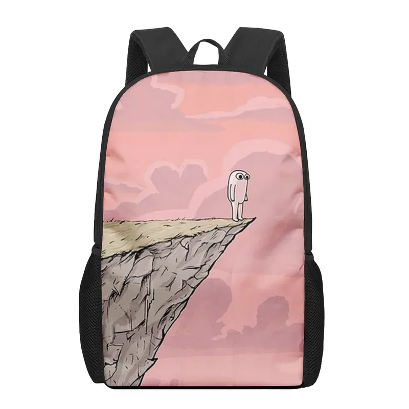 Ketnipz dos desenhos animados impressão 3d mochilas para meninas meninos crianças saco de livro escolar 3d júnior estudante primário bookbags ombro