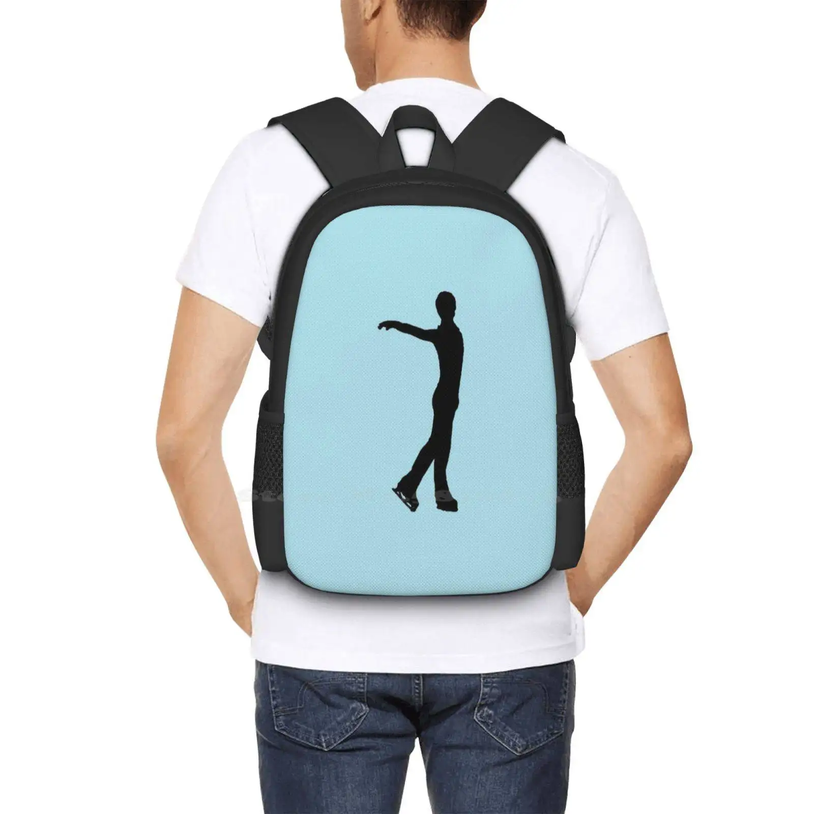 Yuzuru Hanyu Otonal Pattern Design Laptop Travel School Bags Yuzuru Hanyu Figure Skating Otonal