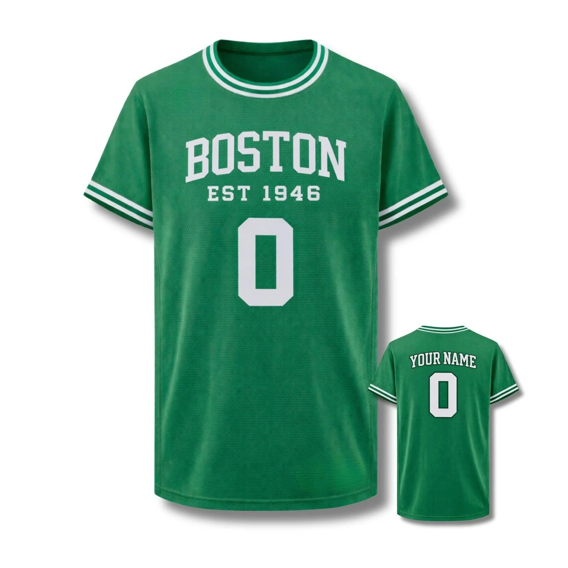Custom Los Angeles Boston Miami Chicago Letter Basketball Jersey Tshirt Personalized Name Number Quick Dry Breathable Sports Tee