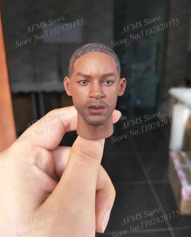 Figura colecionável em escala 1/6, escultura de cabeça will smith, bonecas lendárias, homens em preto, para homens de 12 espaços, corpo de figura de ação de soldado