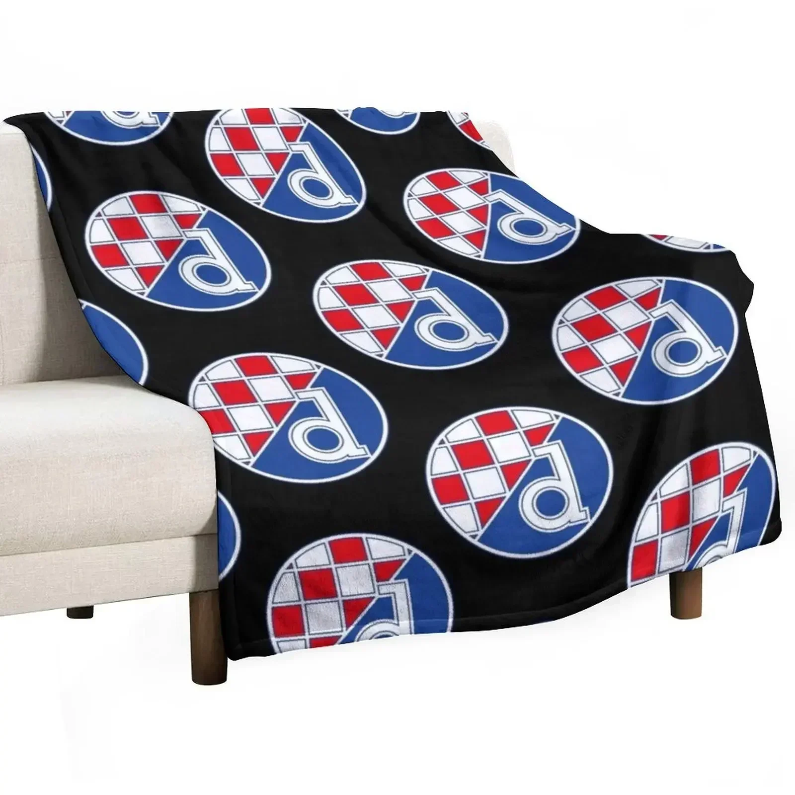 Dinamo Zagreb Throw Blanket blankets and throws Shaggy Luxury Brand Flannel Fabric anime Blankets For Baby Blankets