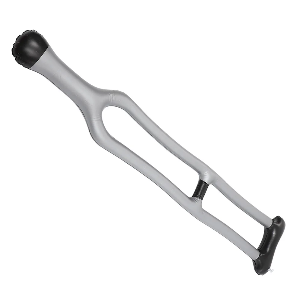 

Inflatable Cane Prop Realistic Simulation Walking Stick Lightweight PVC Easy Inflate for Halloween Costume Party Performance