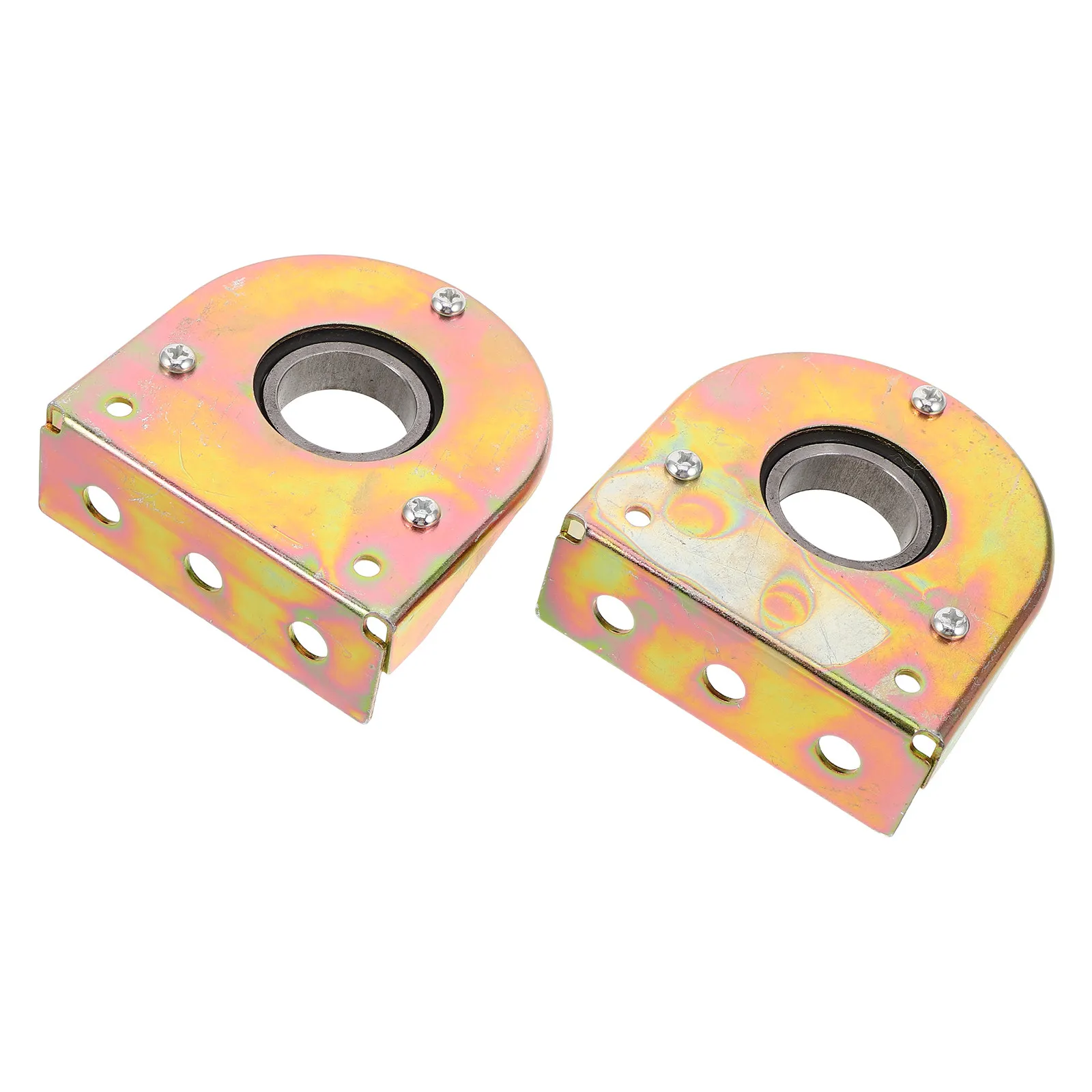 

2Pcs Iron Greenhouse Fan Bearing Housing for Ventilation Pulley System Precision Bearings Weather Resistant Stable Shaft Support
