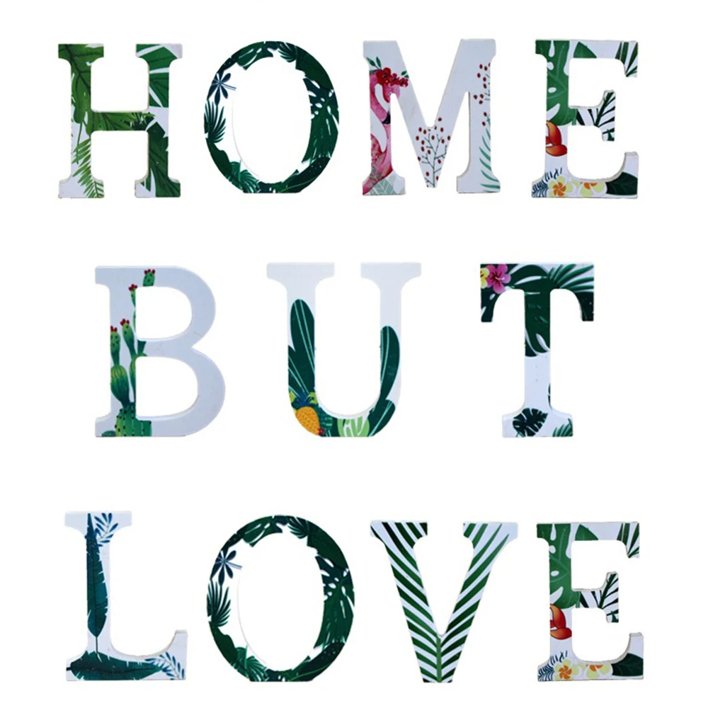 DIY Wall Stickers Murals A~Z & Personalized LOVE OPEN Shop Name Ornament