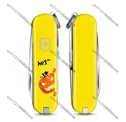 Mini Cute Multifunctional Folding Knife Angel Demon Color Portable Multi Tool Outdoor Utility Pocket Knife Birthday Gift