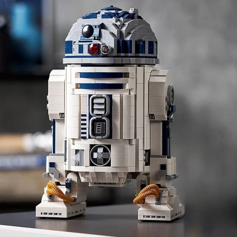 

2314 шт. R2D2 робот строительные блоки 75308 R2 фигурки роботов модель детские игрушки для мальчиков подарки на день рождения и Рождество