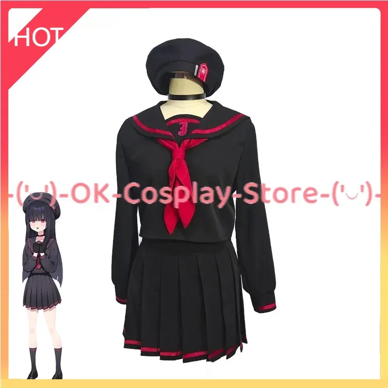 

[Custom Made] Game Blue Archive Nakamasa Ichika Assistant Cosplay Costume Cute Sailor Dress Suit With Hat Halloween Party Outfit