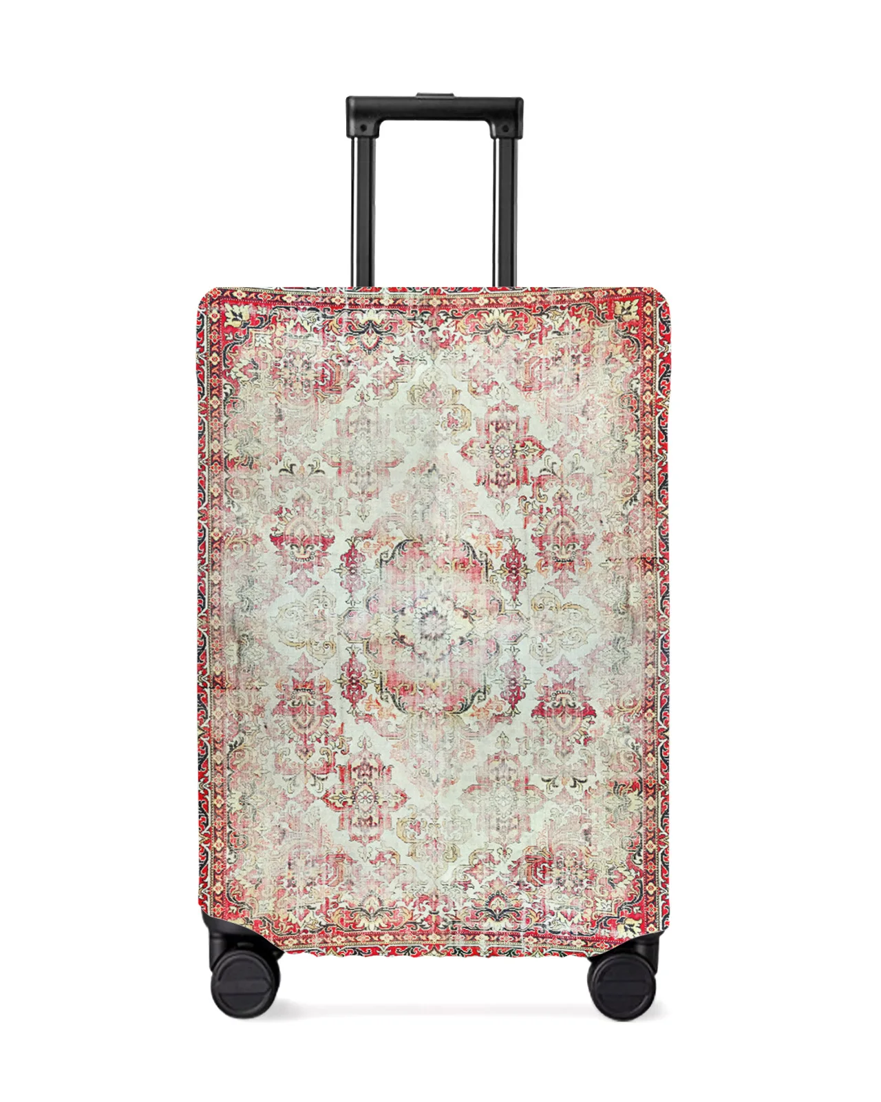 

Vintage Flower Indian Bohemia Luggage Cover Stretch Suitcase Protector Baggage Dust Cover for 18-32 Inch Travel Suitcase Case