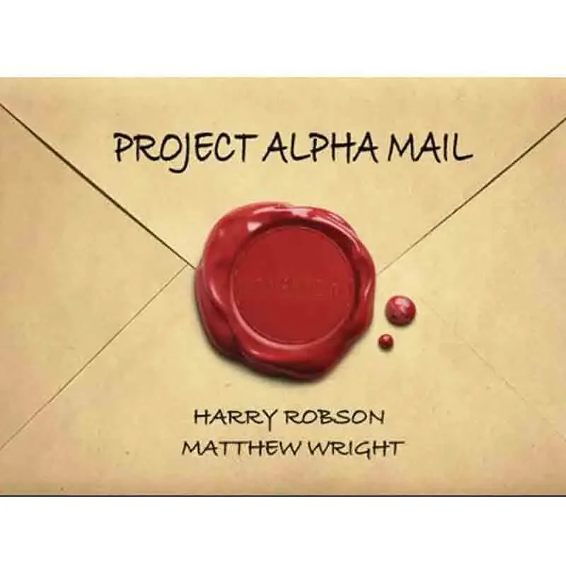 Project Alpha Mail by Harry Robson and Matthew Wright Mentalism Magic Close Up Magic Tricks Magia Magie Magicians Prop Gimmick