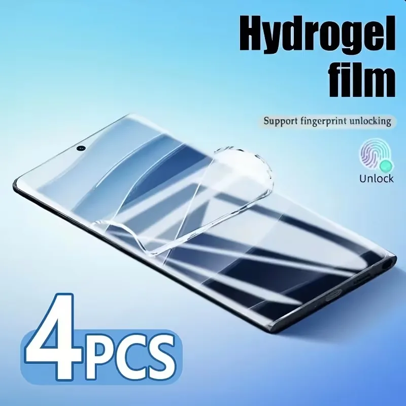 4Pcs Hydrogel Film For Samsung Galaxy S26 Ultra S24 Plus S25 Ultra S25 Edge Screen Protector