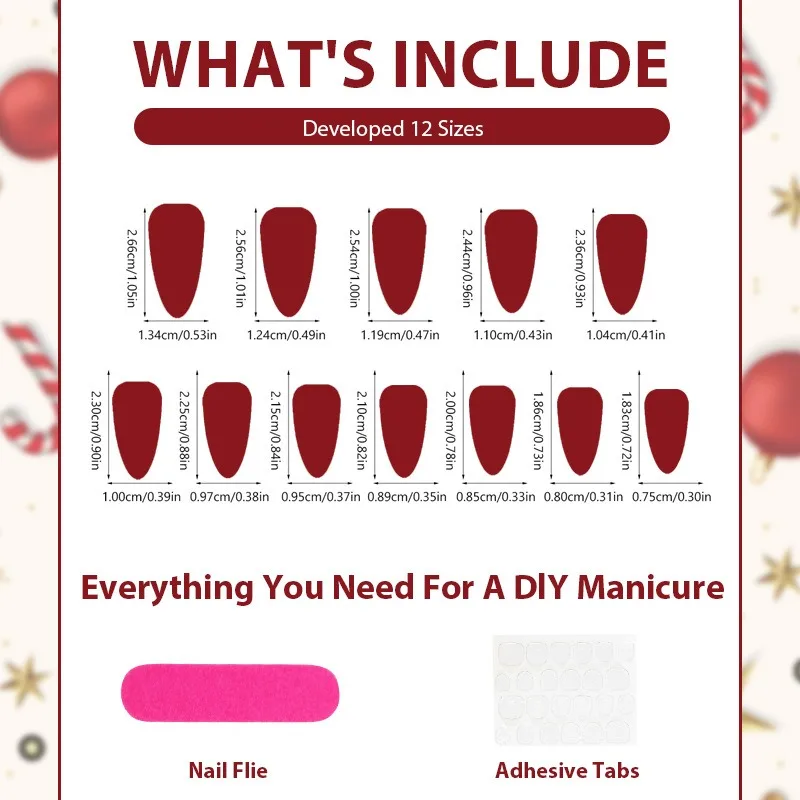 10 pezzi di unghie a pressione fatte a mano a tema natalizio in stile europeo placcato in oro Occhio di gatto 3D Argento Fiocco di neve Unghie per albero di Natale