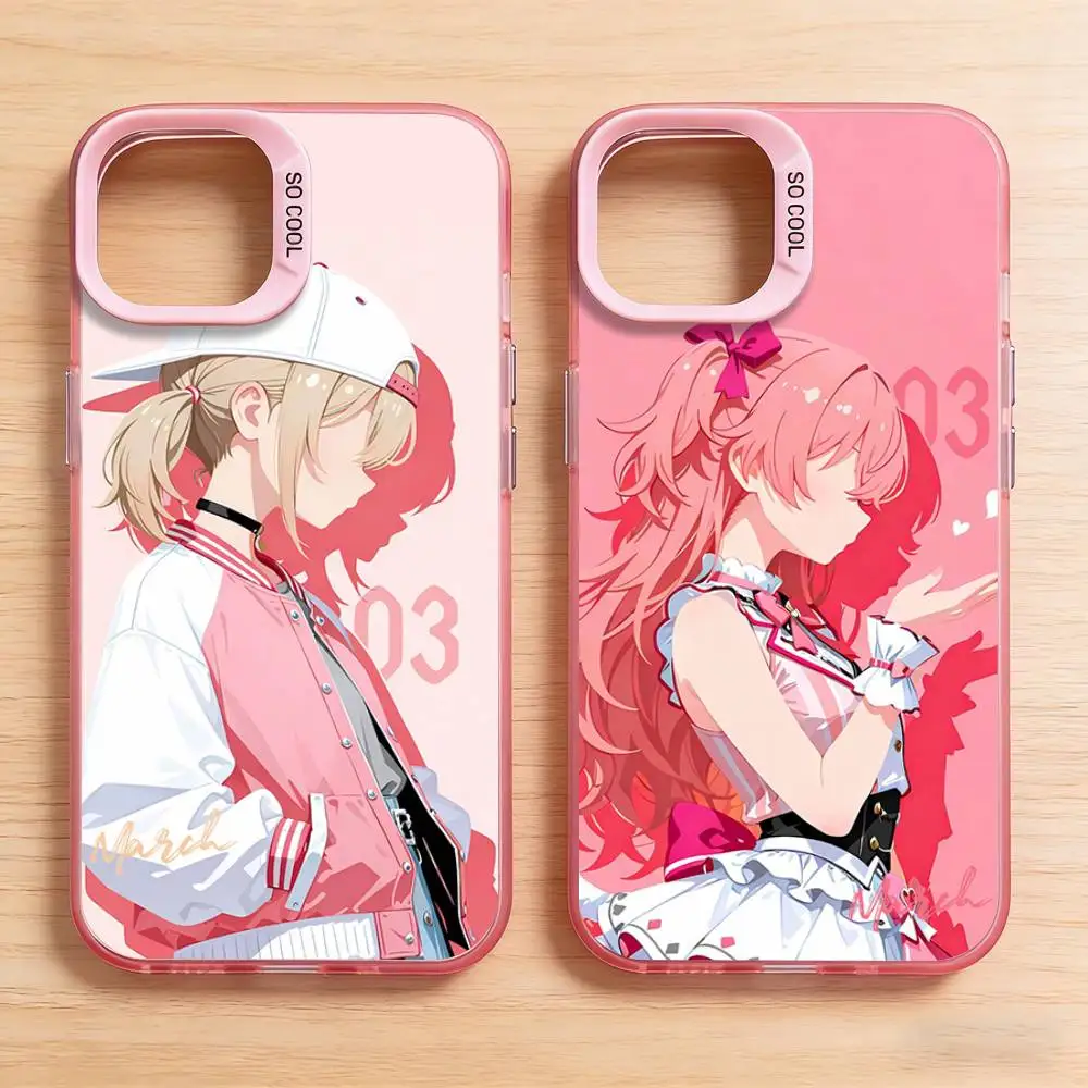 

P-Project S-Sekai Airi Kohane Ena Minori Phone Case for iPhone 17 16 15 14 13 12 11 Pro Plus Max Air Mini X XS TPU Bumper