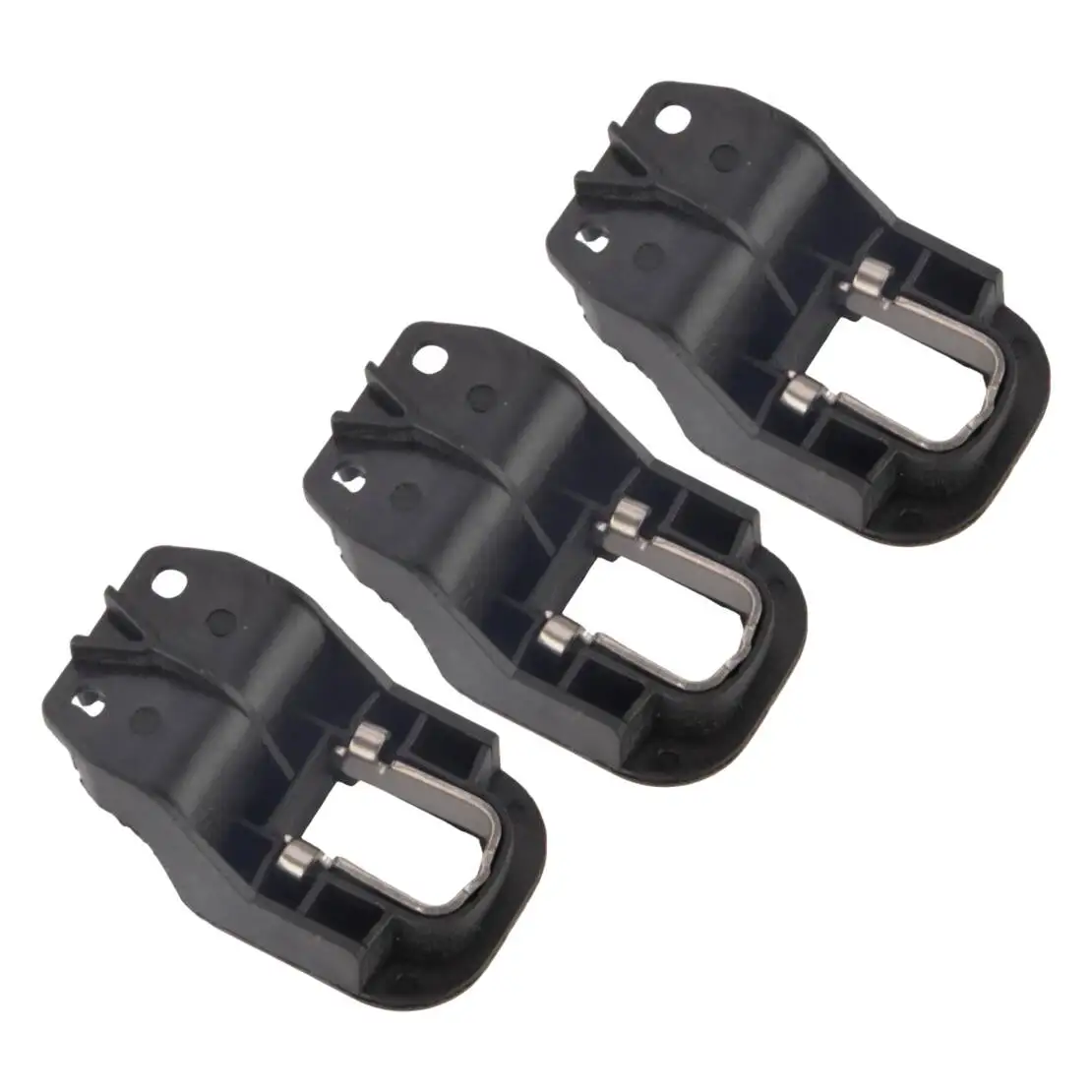 63127195535 3pcs Car Headlight Tab Support Mounting Bracket Retainer Repair Black fit for BMW X5 E70 LCI X6 E71