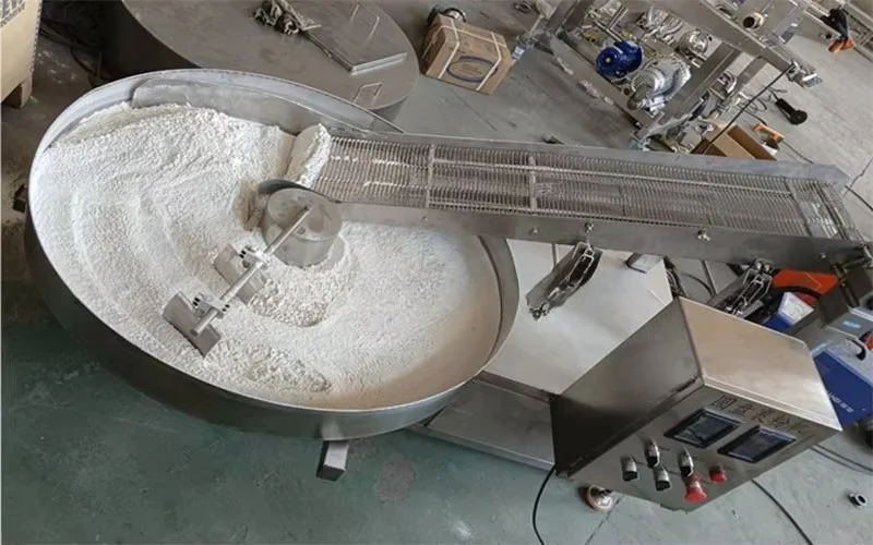 Commercial Food Cake Powder Coating Machine Sesame Cake Coating Flour Wrapping Machine Daifuku Mochi Machine