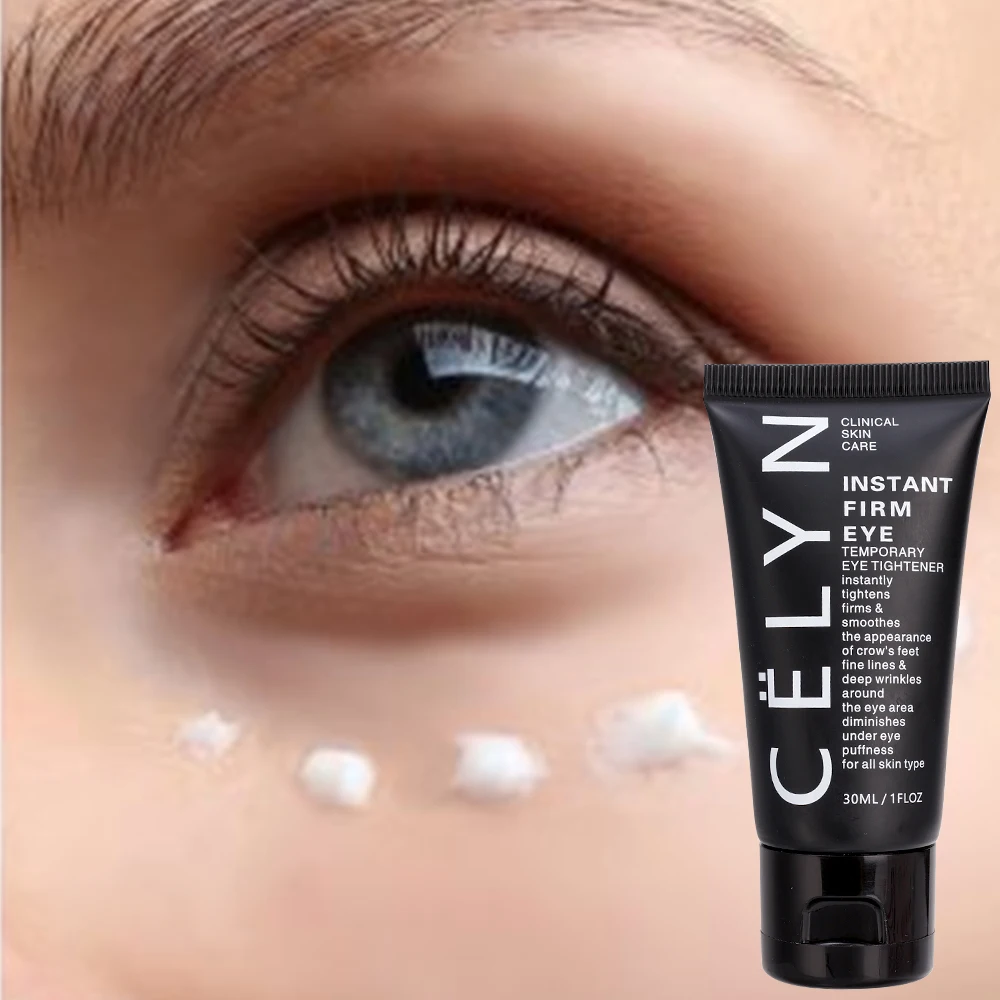 Crema para los ojos firme y instantánea, Reduce líneas finas y ojeras alrededor de los ojos, levanta la piel, elimina las bolsas de los ojos, maquillaje tensor de ojos