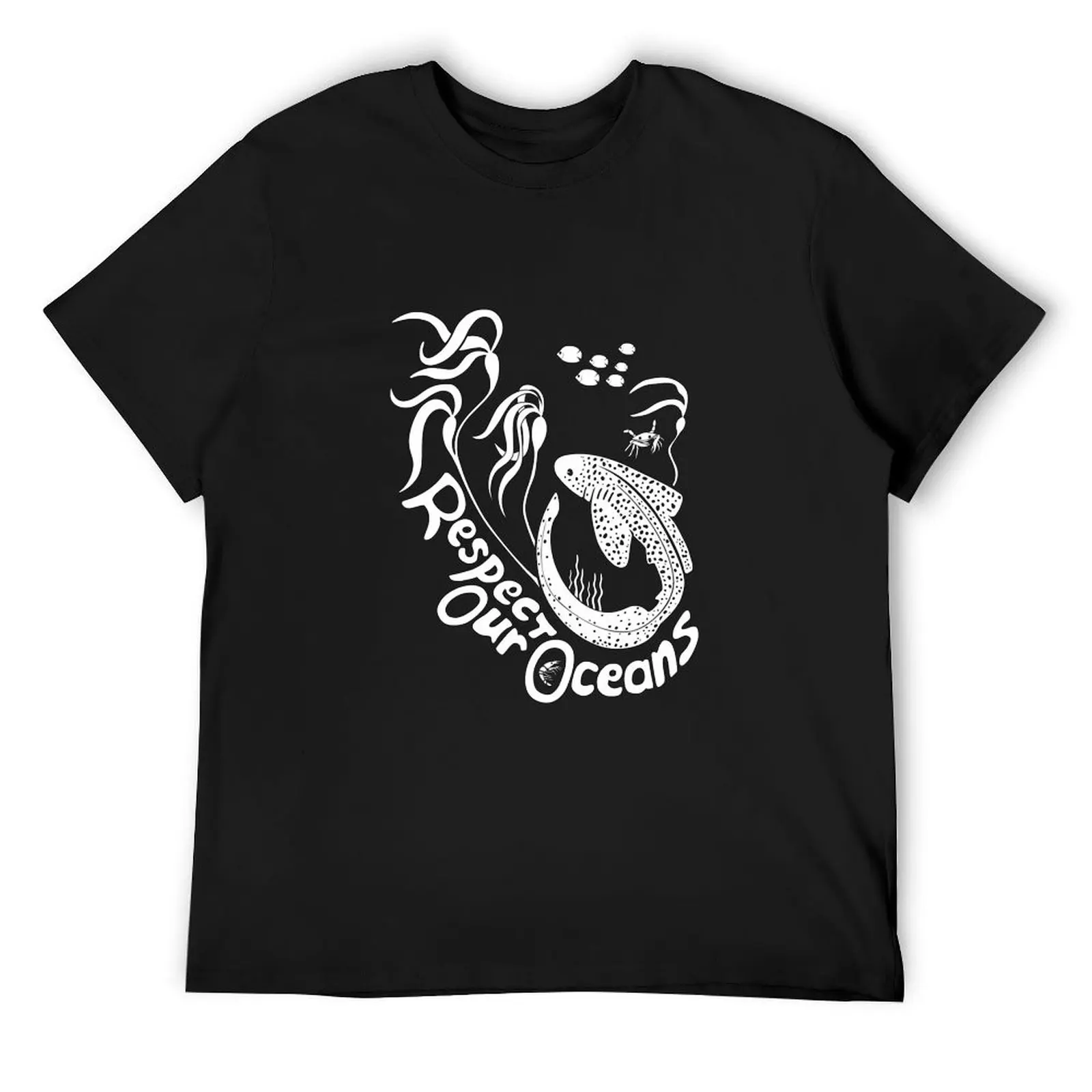 

Respect Our Oceans! T-Shirt plus size clothes customs men clothes