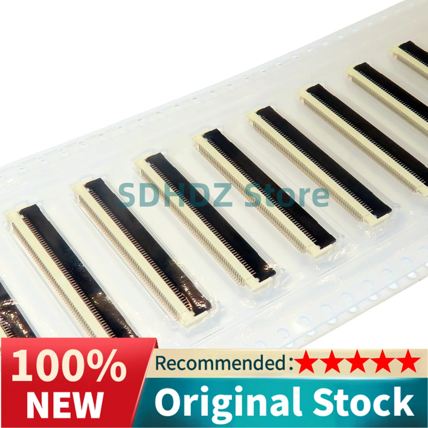 10PCS 505110-6091 5051106091 Connector FFC/FPC Board Socket 0.5mm 60P Flip Bottom Contact
