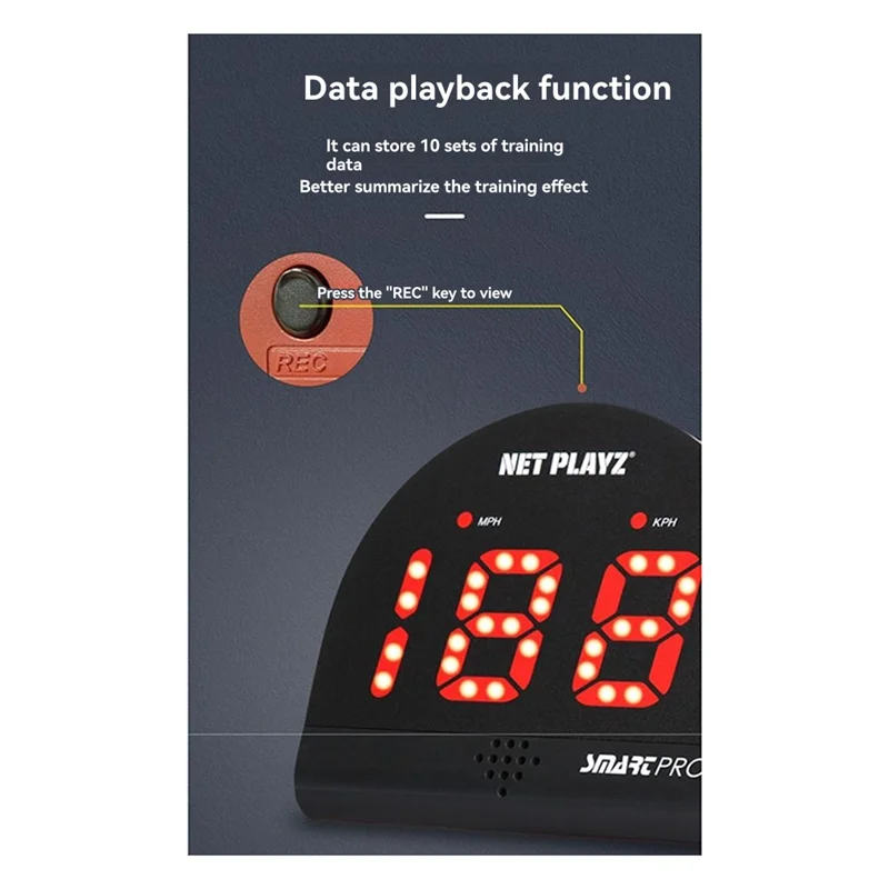 A80X-For Sports Speed Radar Tachymeter For Baseball, Golf Hockey Football Accurate Readings