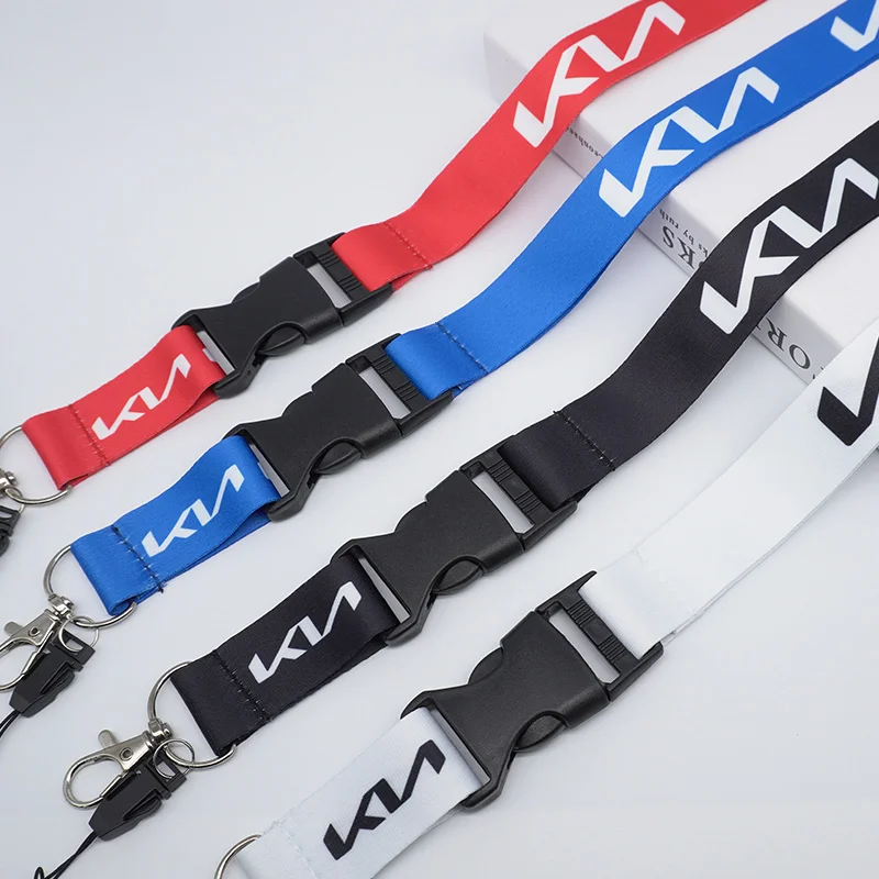 

Nylon Printed Badge Lanyard Car Keychain for Kia Sportage Ceed Picanto Rio ProCeed Niro 5 3 4 K7 K5 K8 K3 Ray K9