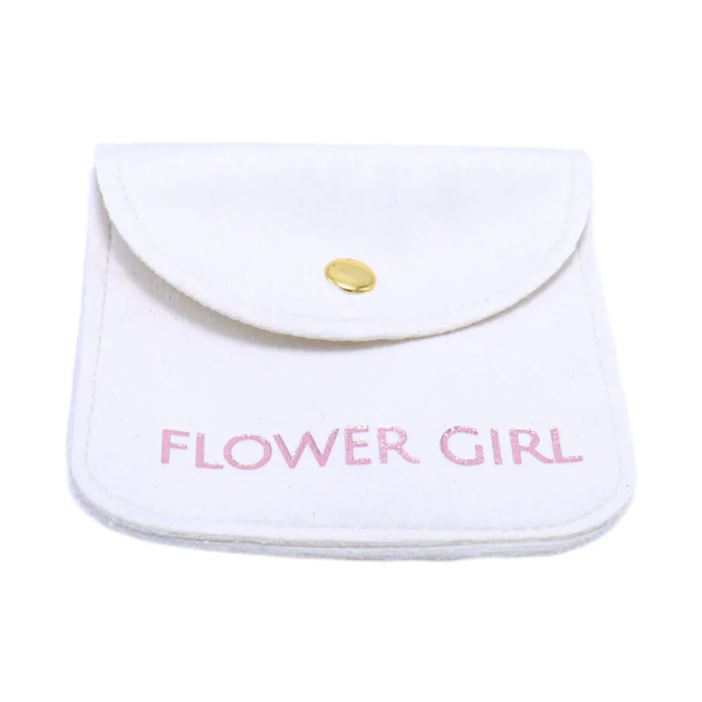 

50 pcs Customized Name Velvet Pouch Jewelry Premium Photo Locket Holder Snap Ring Organize Store Jewelry Rings Cosmetics Weddin