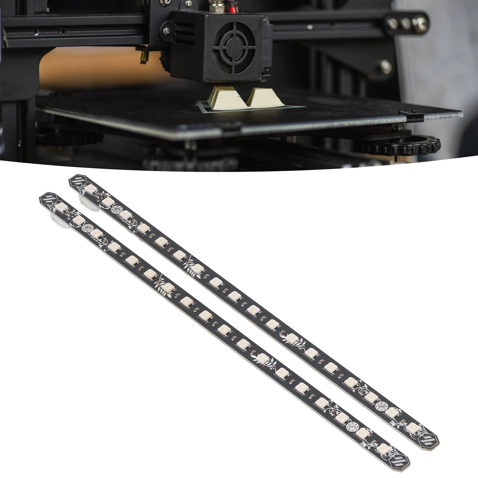 2Pcs 270mm 3D Printer LED Light Strip Colored PCB 3D Printer Lamp For VORON 2.4 DC5V