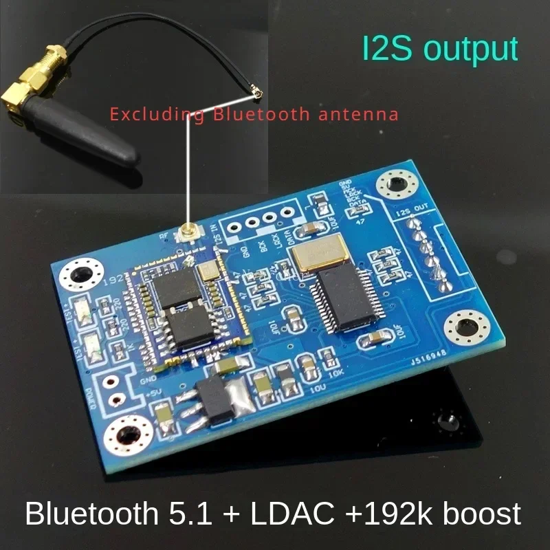 Nvarcher QCC5125 Bluetooth 5.1 I2S DAC Board 192K Upscaling L  for  Amplifier