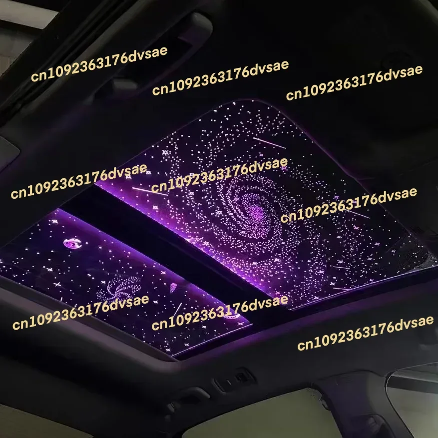 Nuevas luces decorativas para coche, luces de ambiente Interior, luces de ambiente de techo de cielo estrellado, techo solar panorámico, techo de película de cielo estrellado