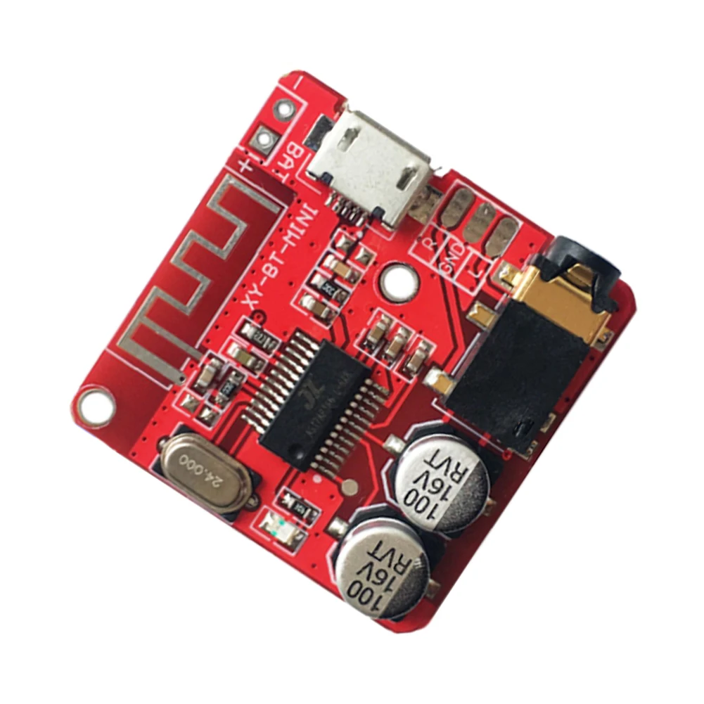 Bluetooth-compatible 5.0 Decoder Support MICRO USB Wireless Stereo Module Dual Channel Car Stereo Music Amplifier Module for DIY