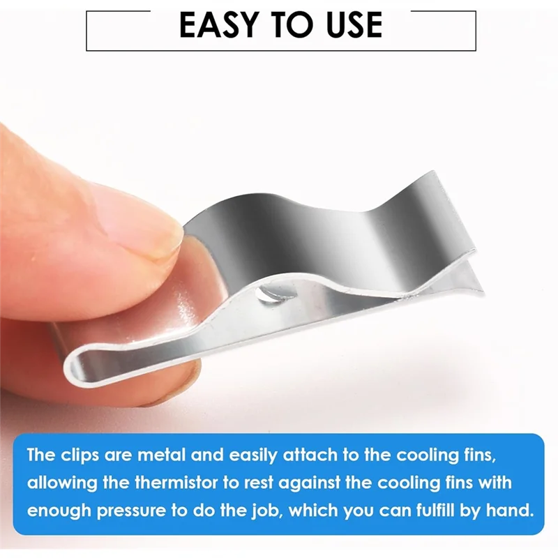 ABUL-노르콜드 RV 냉장고 서미스터 장착 클립 모델 618548 633734 호환 4개입 냉장고 교체 부품