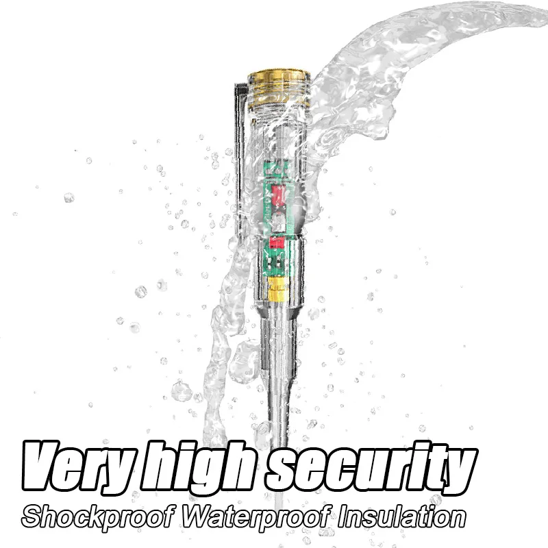 1/2/3/4PCS อัจฉริยะ Induction เครื่องตรวจจับแรงดันไฟฟ้าปากกา24-250V เครื่องทดสอบวงจรไขควงไฟฟ้าตัวบ่งชี้ช่างไฟฟ้า