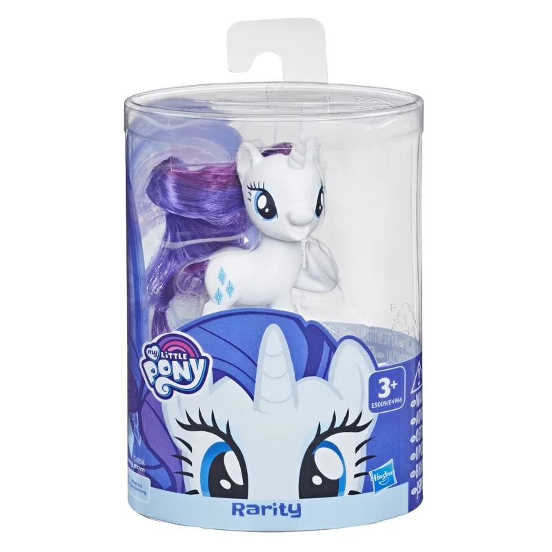 Hasbro My Little Pony Cute Anime Figure Rarity Fluttershy Twilight Sparkle Rainbow Dash Figure Model Doll Toys Collect Ornaments