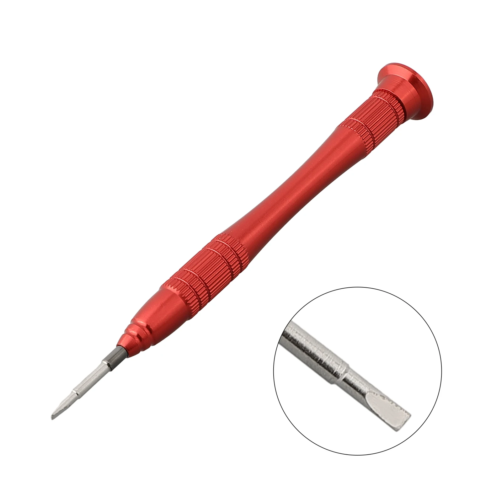 1/2pcs 2mm Slotted Cross Screwdriver Magnetic Precision Screwdriver Thread Anti-slip Handle For Glasses Watches Repair Hand Tool