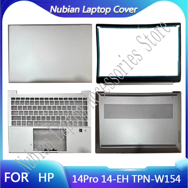 FOR HP Pavilion Plus Lapton 14-EH TPN-W154 LCD Back Cover/LCD Front Cover/Palm Cushion/Bottom Cover Silver