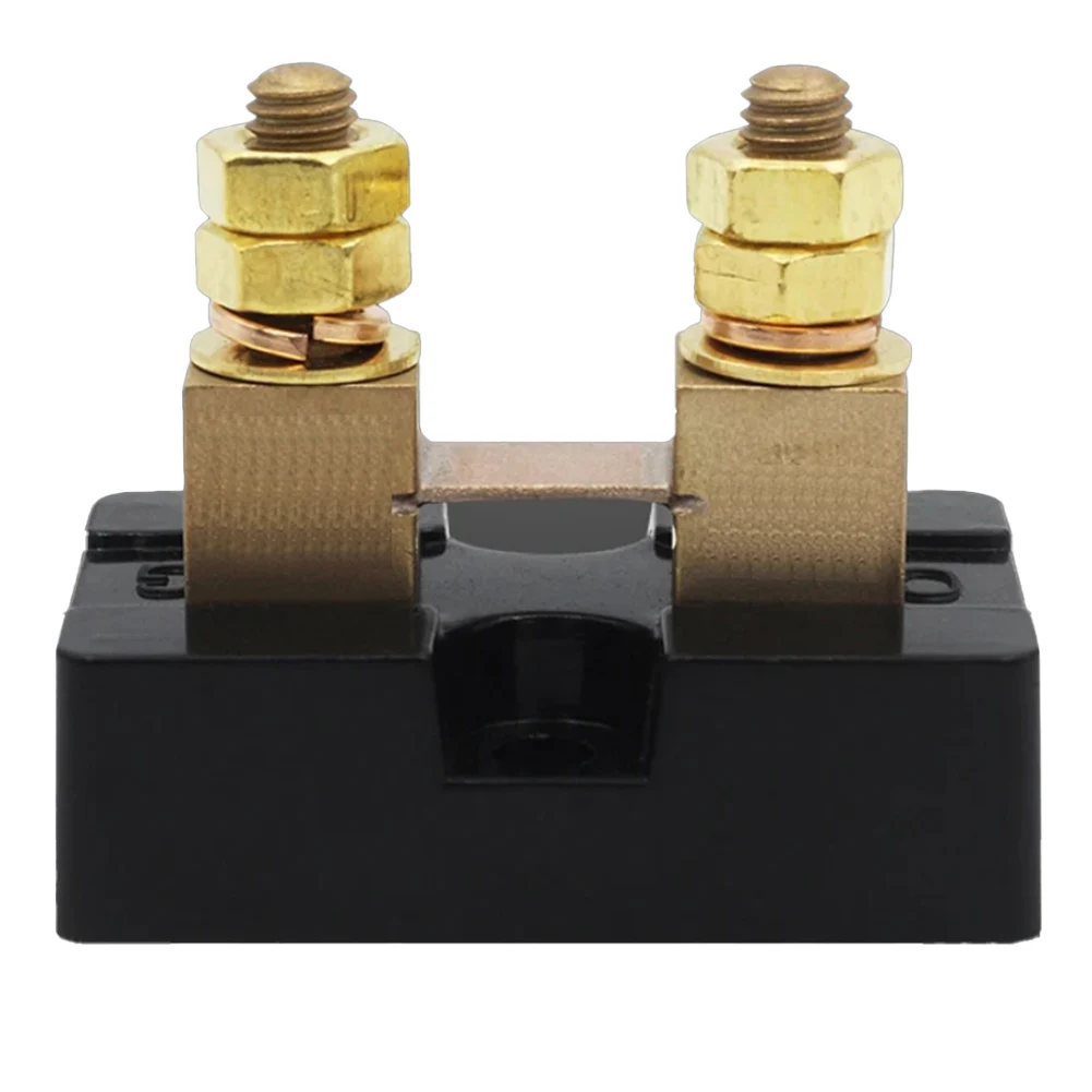 50A 50mV Copper Brass DC Shunt Resistor Kit Compliant with GB/T7676 and IEC 61010 for Reliable Current Sensing