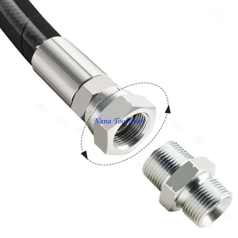 31GJ Upgrades 1/2 Inch NPT Industrial Air Compressor Hose Strong Rubber Construction withstands 2318 for Air Compressors