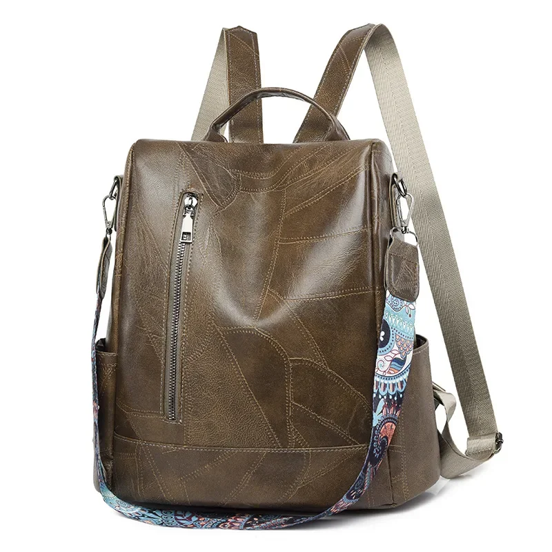 Vintage Damen rucksack neue große Kapazität Outdoor-Reise rucksack lässige Damen tasche