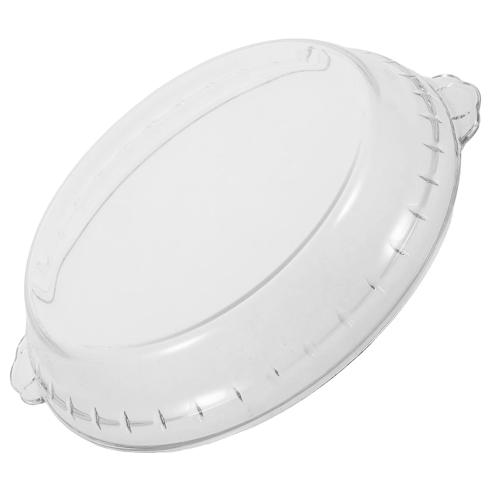 

10 Inch Glass Pie Plate Microwave Safe Oven Baking Dish Steamer Compatible Heat Resistant Bakeware For Snacks Salads Desserts
