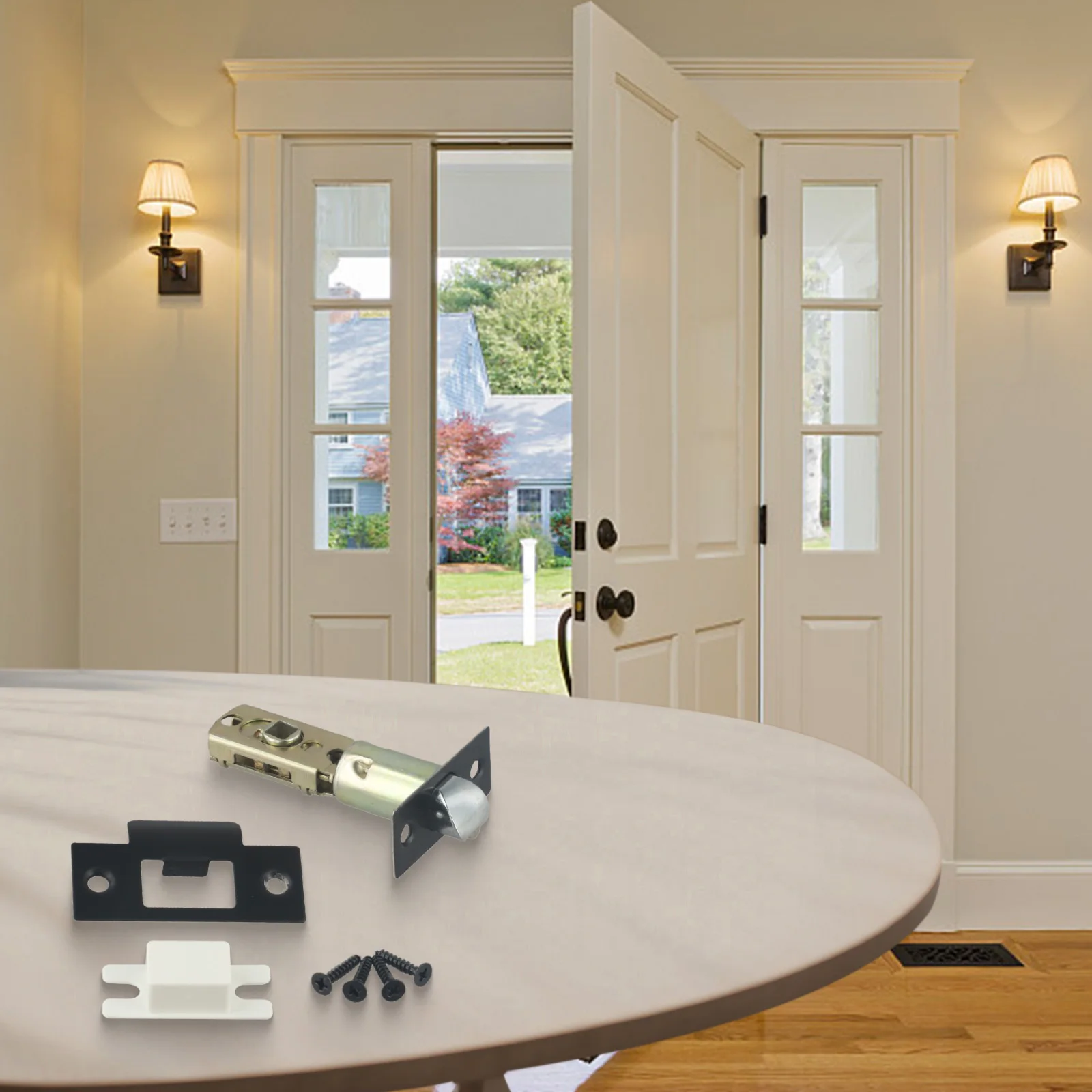 Long-lasting Performance Door Latch Adjustable Door Latch Easy Installation Secure Closure Smooth Mechanism For Room Doors