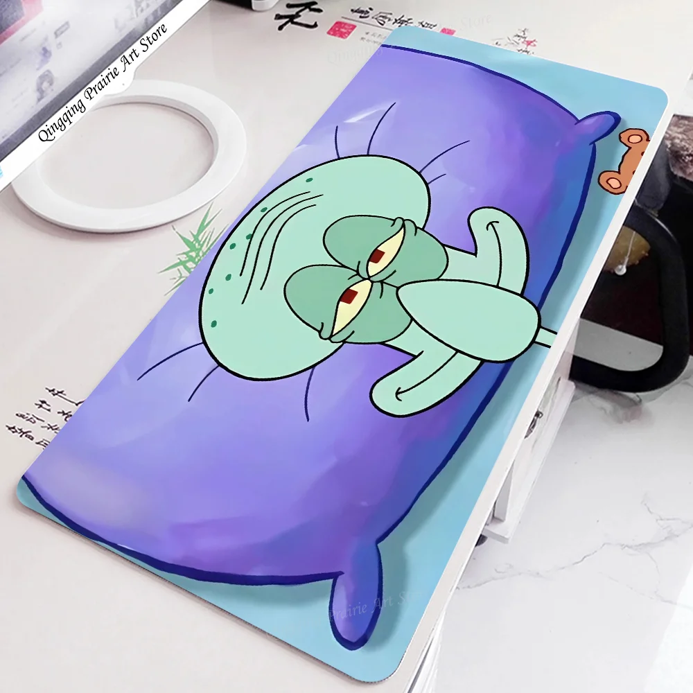 

1pc Squidward Tentacles Floor Mat Mouse Mat Desk Mat With Pad Gaming Accessories Prime Gaming XXL Keyboard Pad Padding Mat