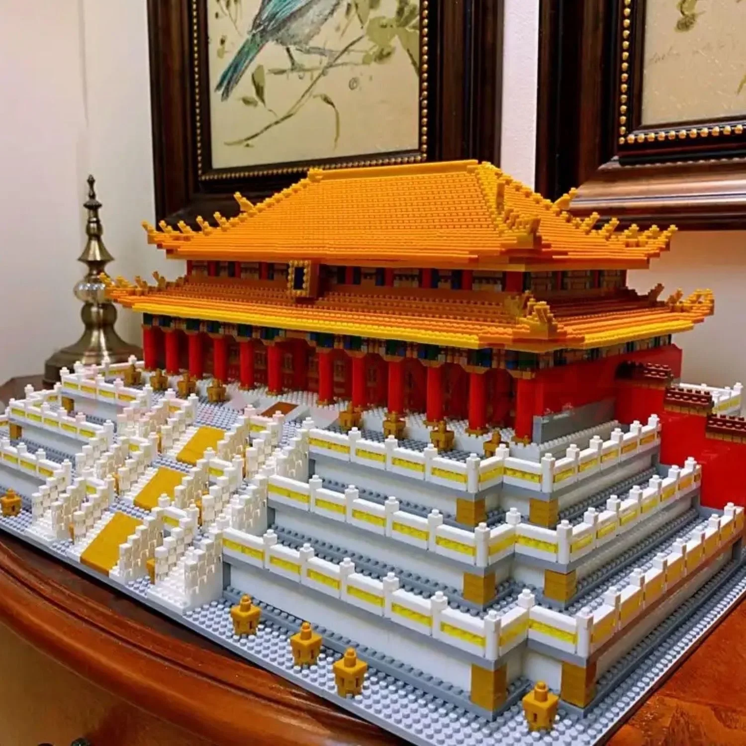 

Hall of Supreme Harmony Совместимый строительный блок Lego врезной и шипованный игрушечный пазл 3D трехмерный китайский стиль древний a